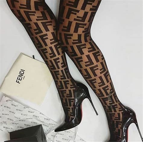 white fendi stockings|Fendi size chart tights.